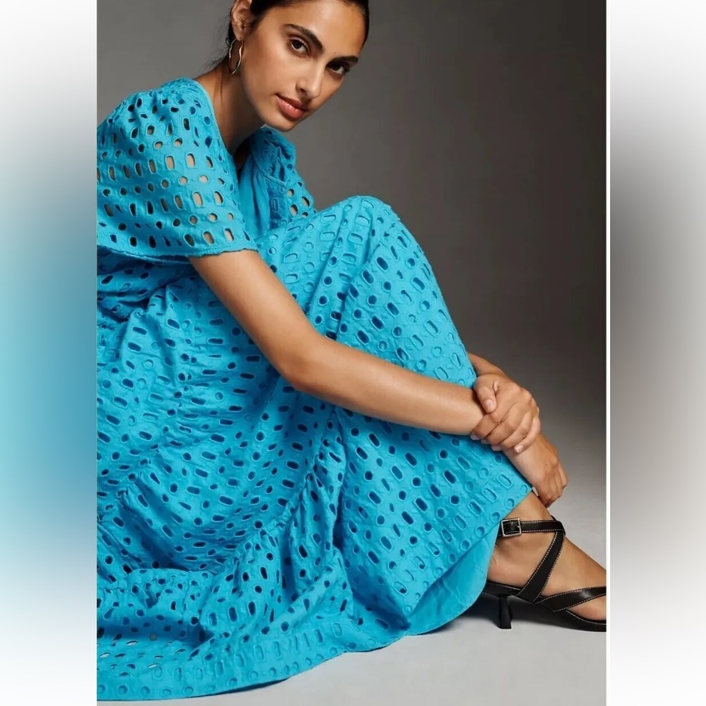 Anthropologie The Somerset Maxi Dress: Eyelet Edition - Picture 3 of 11